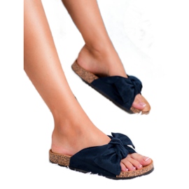 Super Me Trendiga svarta tofflor 1