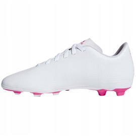 Adidas Nemeziz 18.4 FxG Jr CM8511 fotbollsskor mångfärgad vit 2