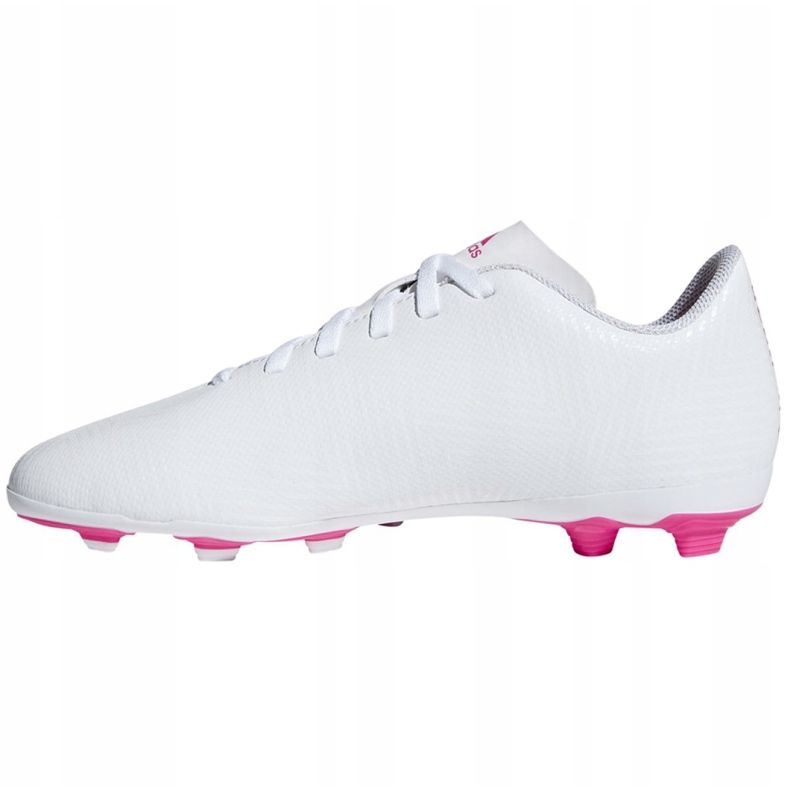 Adidas Nemeziz 18.4 FxG Jr CM8511 fotbollsskor mångfärgad vit 2