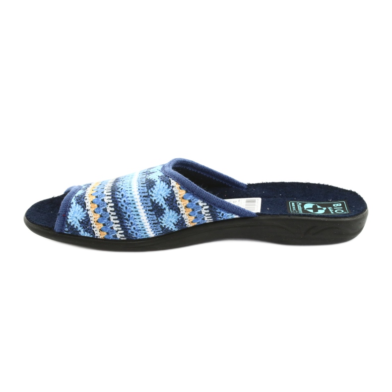 Norska tröja tofflor Adanex svart marinblå blå gul 2