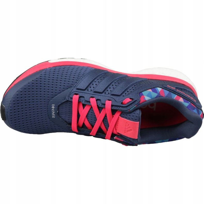 Adidas Supernova Glide 8 Gfx W AQ5059 skor marinblå 2