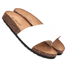 Bello Star Klassiska vita tofflor 1