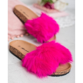 Bona Tofflor Med Päls rosa 1