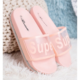 Bona Transparenta flip-flops rosa 1