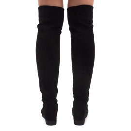 Warm Wedge Boots 168-108 Black svart 2