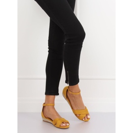 Gula espadrillessandaler 9R121 Gul 1