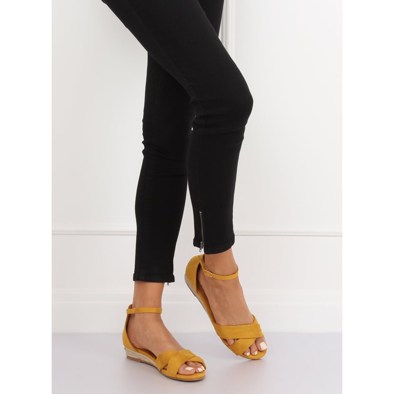 Gula espadrillessandaler 9R121 Gul 1
