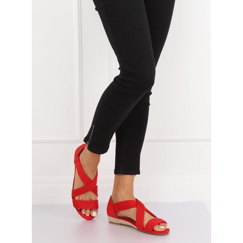 Sandaler espadrilles röd 9R72 Röd 2
