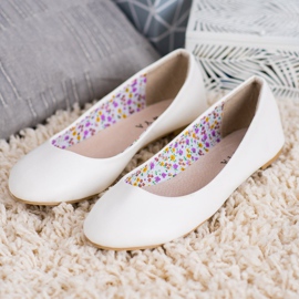 SHELOVET Casual Ballerinas vit 1
