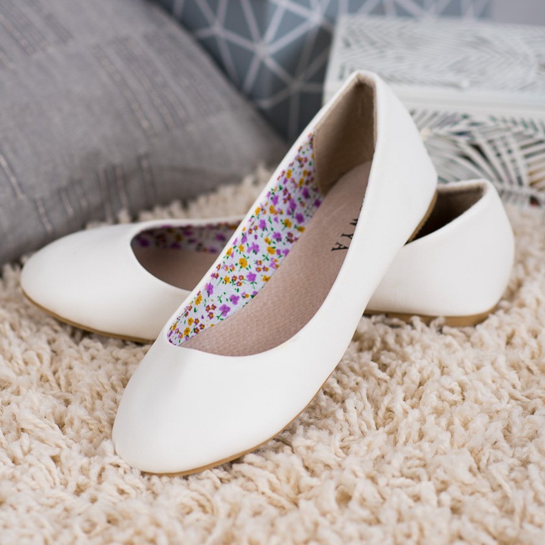 SHELOVET Casual Ballerinas vit 2