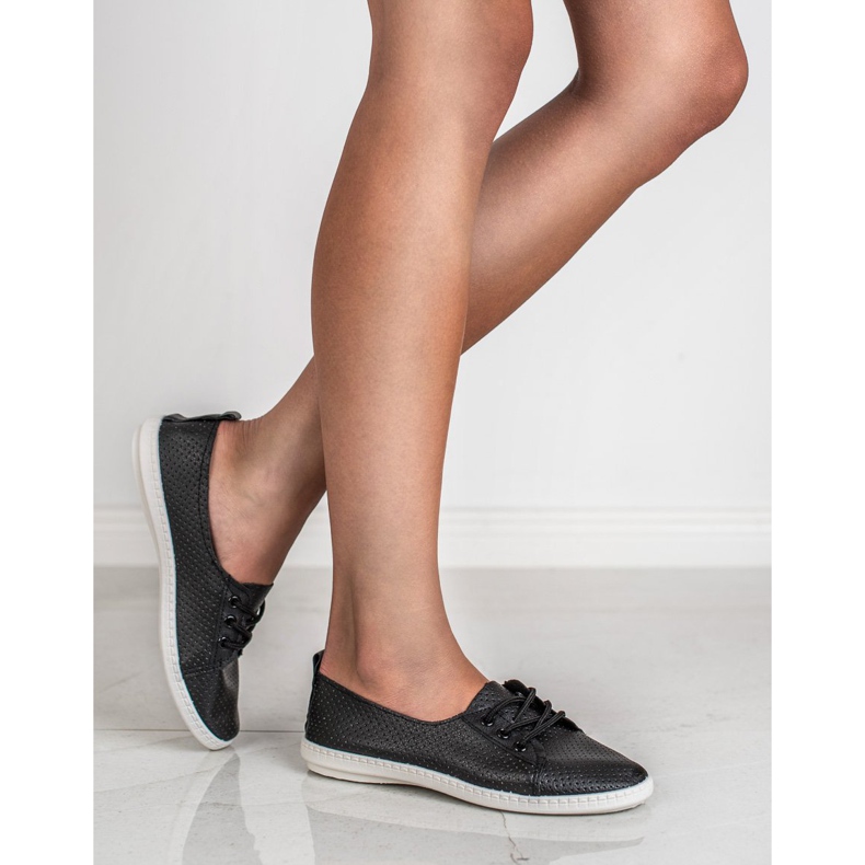 SHELOVET Eco Leather Sneakers svart 2