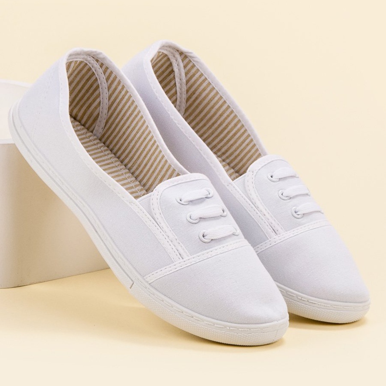 Balada Slip-on sneakers vit 1