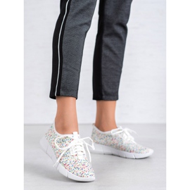 Bona Sportskor med prickar vit 1