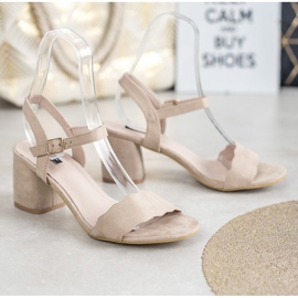 VICES sandaler i mocka brun 2