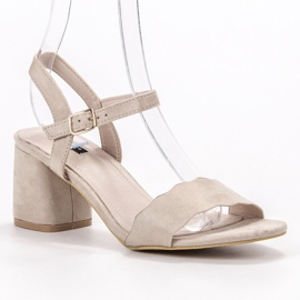 VICES sandaler i mocka brun 1