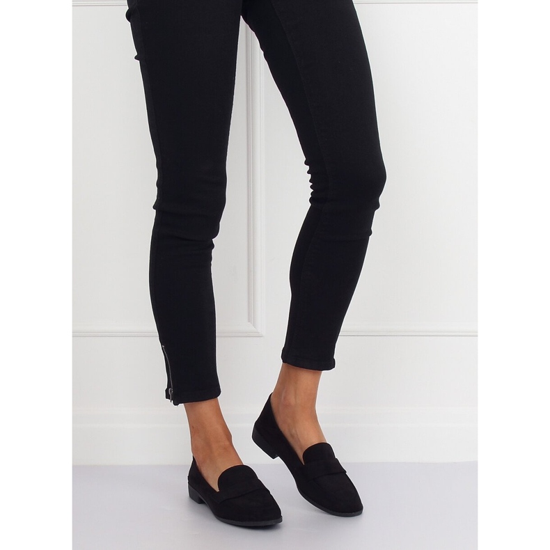 Svarta damloafers MB188-117 Svart 2