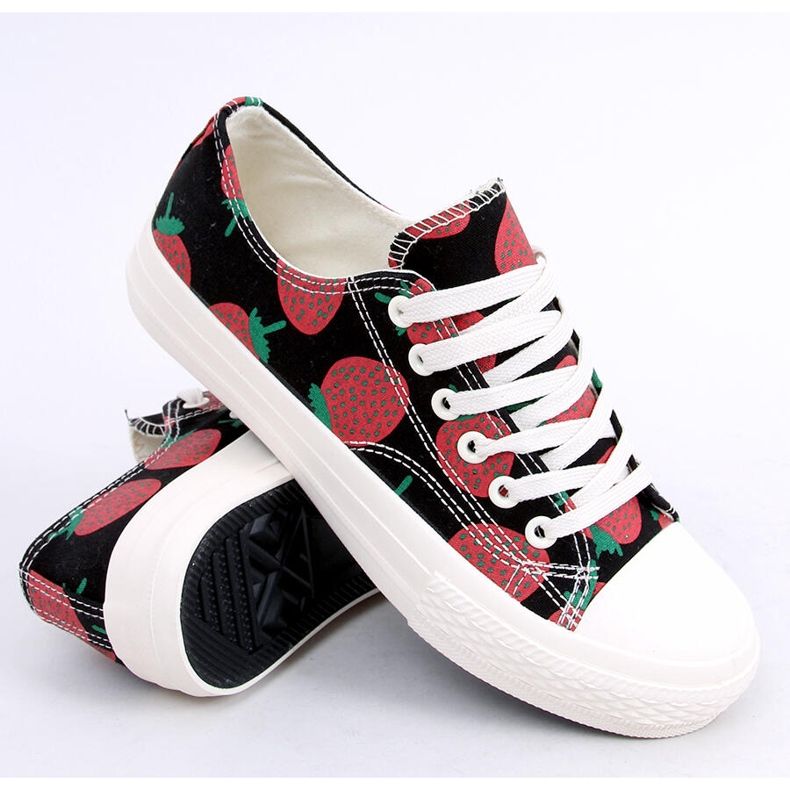 Jordgubbsvarta sneakers XL-21 Svart 2