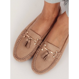 Dam beige loafers L7183 Khaki 2