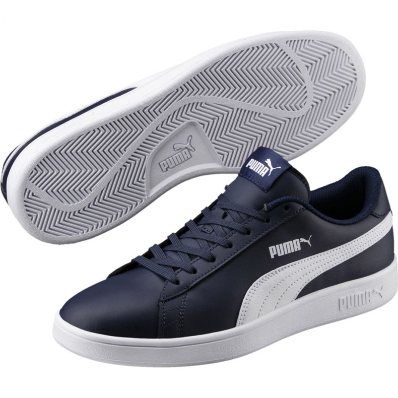Skor Puma Smash v2 LM 365215 05 marinblå 2