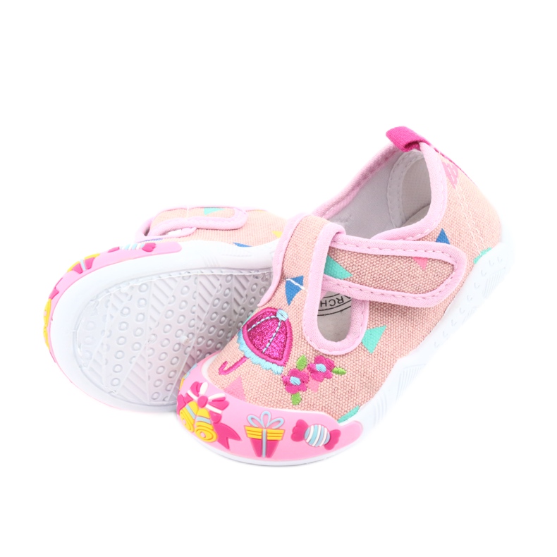 American Club sneakers läderinsats TEN30 rosa brun blå 5