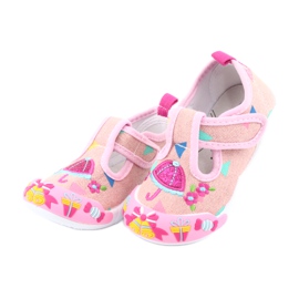 American Club sneakers läderinsats TEN30 rosa brun blå 3