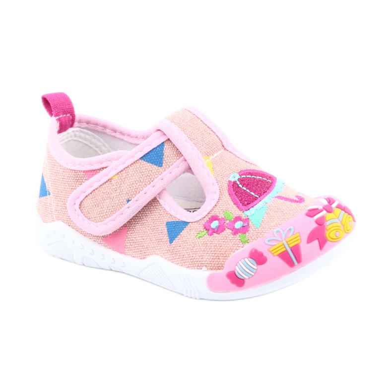 American Club sneakers läderinsats TEN30 rosa brun blå 1