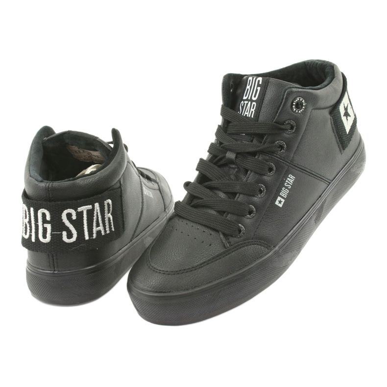 Big Star 274351 svarta höga sneakers 4