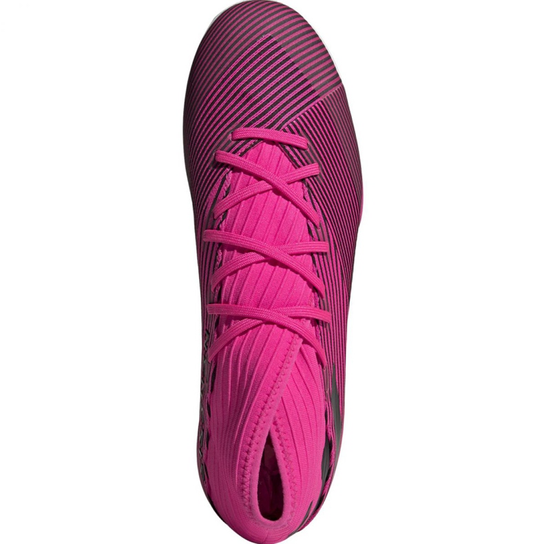 Fotbollsskor adidas Nemeziz 19.3 I M F34411 rosa grå svart 2