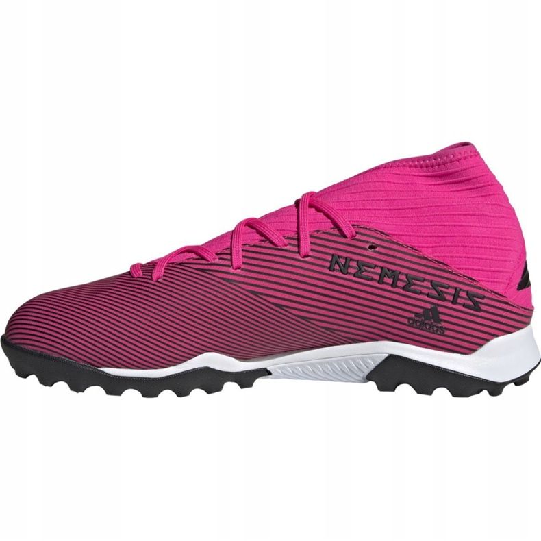 Fotbollsskor adidas Nemeziz 19.3 Tf M F34426 rosa svart 1
