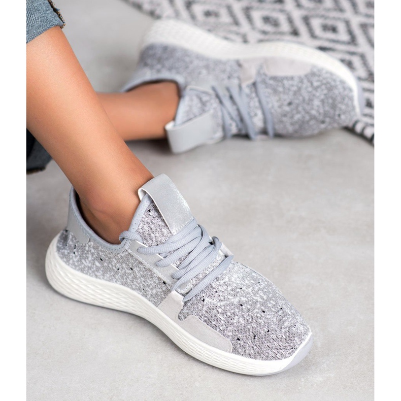 SHELOVET Slip-on sportskor grå 1