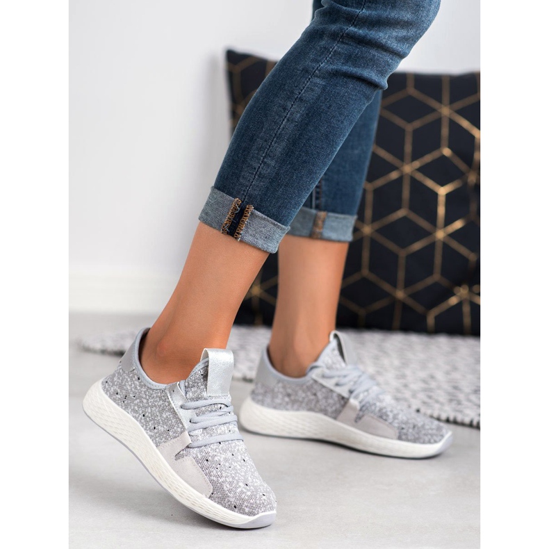 SHELOVET Slip-on sportskor grå 2