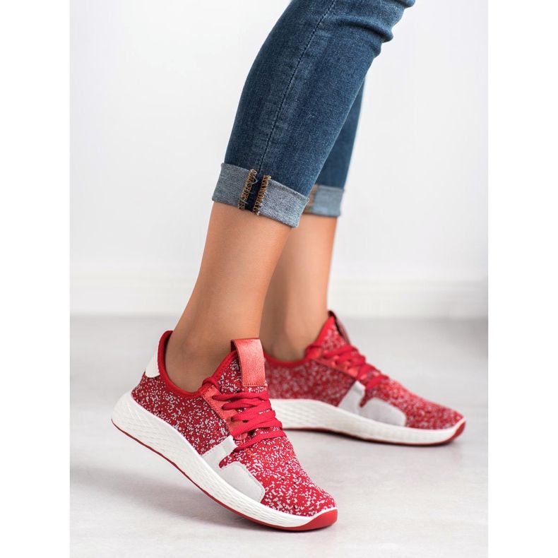 SHELOVET Slip-on sportskor röd 2