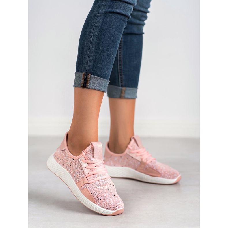 SHELOVET Slip-on sportskor rosa 2