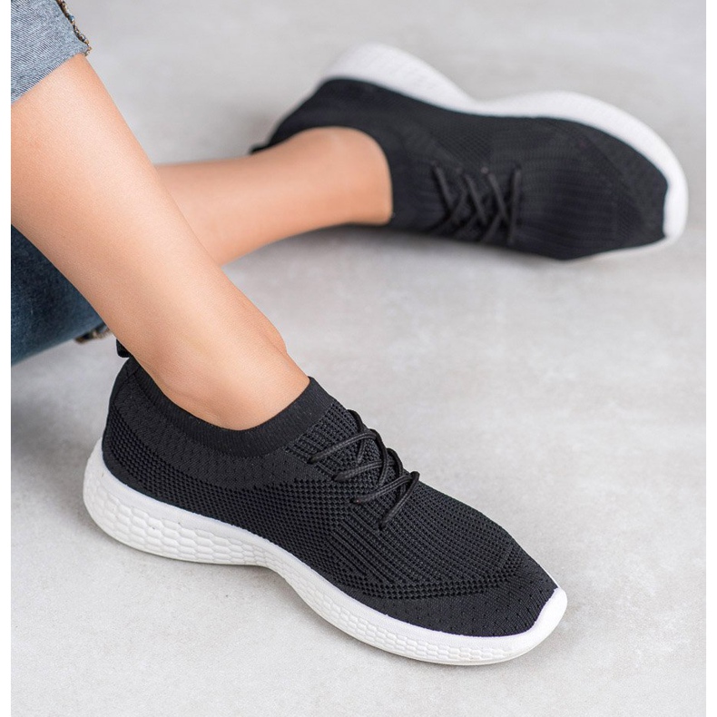 SHELOVET Slip-on sportskor svart 1