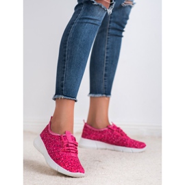 Bona Sportskor med prickar purpur 2