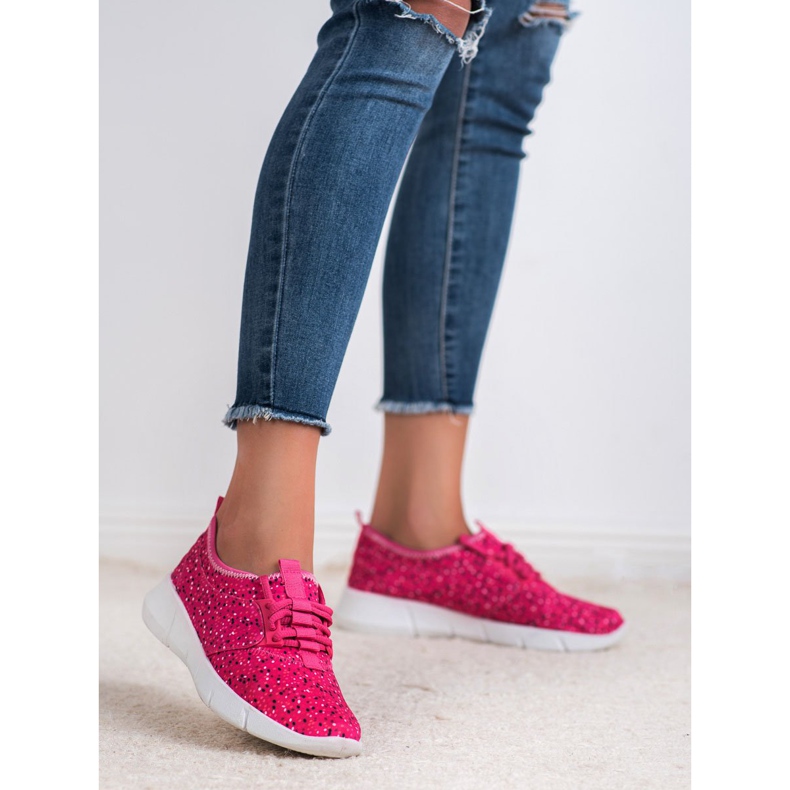 Bona Sportskor med prickar violett 2