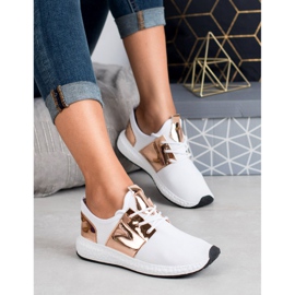 SHELOVET Trendiga sportskor vit 1