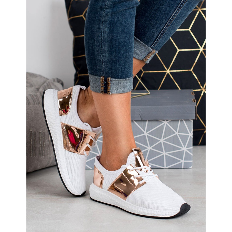 SHELOVET Trendiga sportskor vit 2