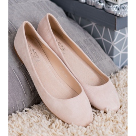 Small Swan Beige mockaballerinor 1