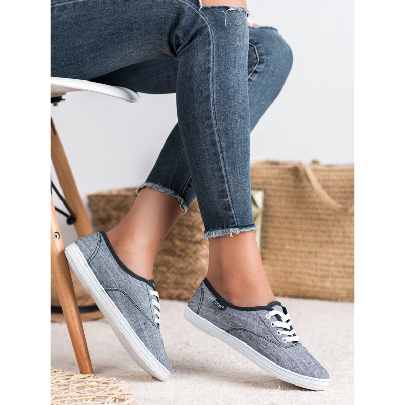 VICES textil sneakers blå 1