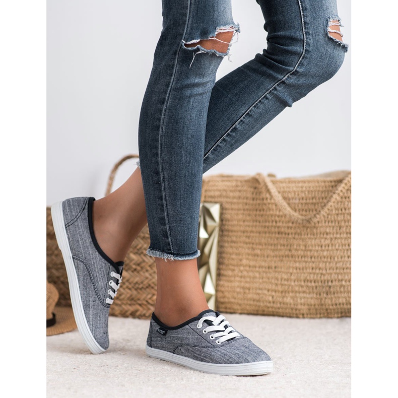 VICES textil sneakers blå 2