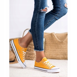 SHELOVET Senap Sneakers gul 2