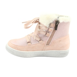 Pulverrosa stövlar Big Star 374080 gul 2