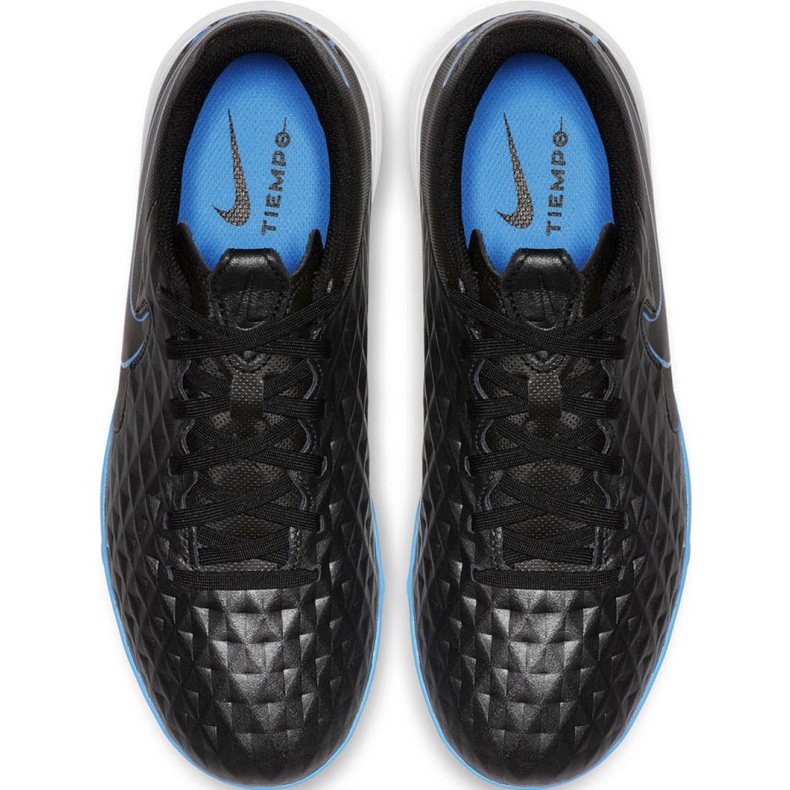 Nike Tiempo Legend 8 Academy Tf Jr AT5736 004 fotbollsskor svart 1