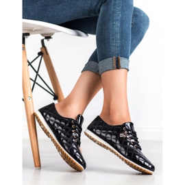 Camo Lackerade brogues svart 2