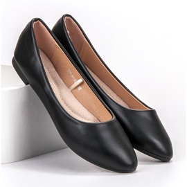 Klassiska VINCEZA -ballerinor svart 1