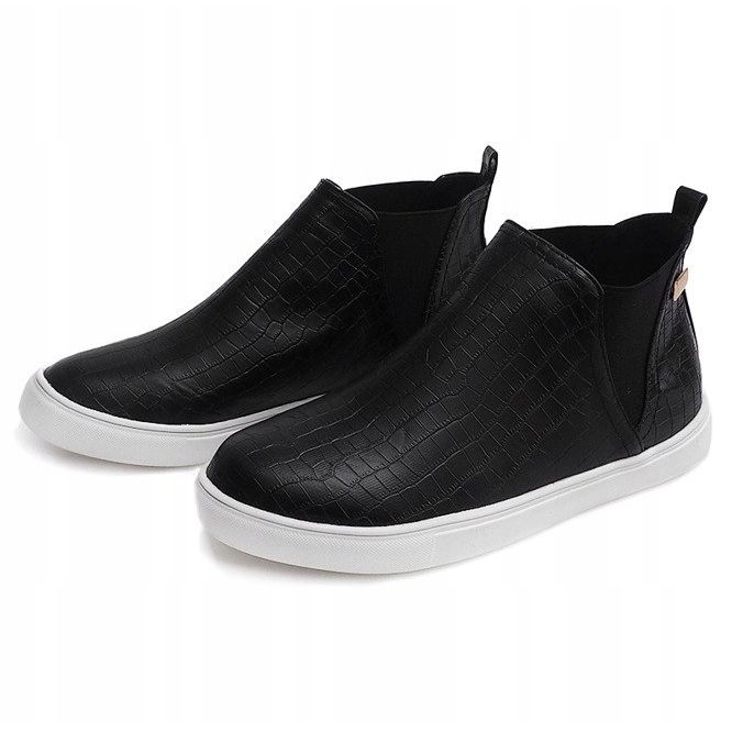 High Wedge Sneakers Creepers 5773 Svart 1