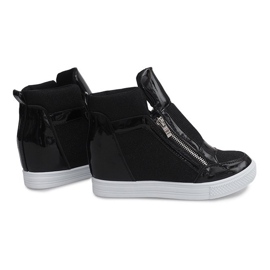 Wedge Sneakers TL020-2 SVART / VIT 1
