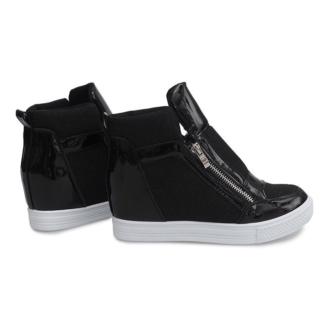 Wedge Sneakers TL020-2 SVART / VIT 1