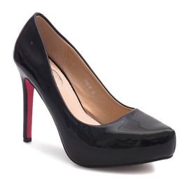 Lackade stift på plattformen 7149-F Svart 1